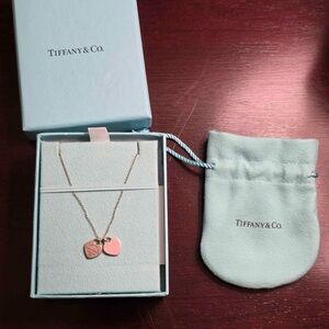 Tiffany & Co. Heart Necklace with Signature Blue Box